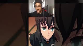 DEMON SLAYER IS GETTING CRAZY!!! (Demon Slayer Season 3 Reaction) #shorts