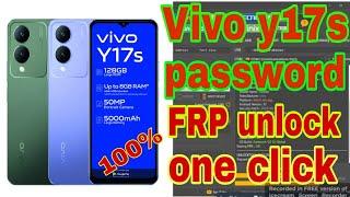 Vivo y17s Pin Pattern Password And Frp Just One Click Remove | Unlocktool