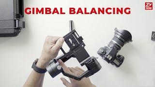 How to Balance a Gimbal Zhiyun Crane 1 v2