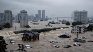 Today Japan is under water! Floods submerge Matsuyama, 189,000 people affected