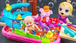 75 Minutes Satisfying with Unboxing Cute Toys Collection, Mini Swimming Pool Slide | Review Toys