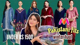 Pakistani Fit Winter Haul Under Rs 1500!! #myntrahaul #pakistanifashion