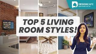 Best Living Room Interiors Design Styles For Every Home! Retro, Boho, Modern & More