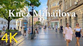 Knez Mihailova Belgrade, Serbia  ️ 2023 4K 60fps HDR Walking Tour - with Captions