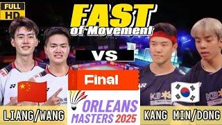 Liang WEI KANG/ Wang CHANG  VS Kang MIN/ Ki DONG JU  | Final Oerlans Master 2025 #fullmatch