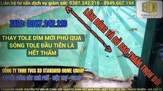  Hãy Tin Em! Nhà phố, Nhà hẻm, Nhà Trệt Mái Tole làm theo như video chia sẻ này Bao thấm trọn đời!