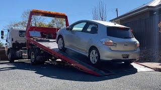 Rare JDM car just delivered. Walk around of the Toyota Blade Master G - a V6 in a Corolla ?