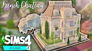 French Chateau Home | Sims 4 ASMR Speed Build