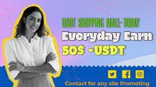 NEW usdt earning platform today | USDT shopping mall 2023 | free VIP mall | 15$ earn everyday 