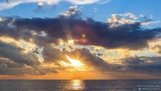 Cloudy sunrise time-lapse from southern France