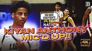 We mic'd up New York's No. 1 player Kiyan Anthony!! | FULL GAME HIGHLIGHTS