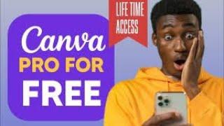 CANVA PRO FREE LIFETIME || Get Canva pro team invite link || Updated 22 November 2024