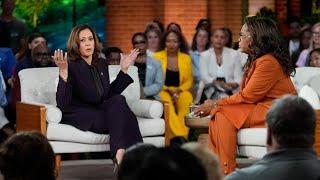 Harris tells Oprah accepting nomination was her 'time to step up'