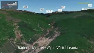 Bădeni - Muntele Vâja - Vârful Leaota  ∆ hiking trails ∆ 3d-trail.com/romania/