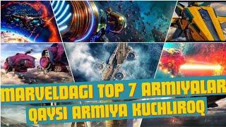 Marvel kino olamidagi top 7 Armiyalar | Qaysi Armiya Kuchliroq | Qaysi Armiya birinchi orindq