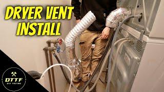 How to Install a Dryer Vent the Right Way