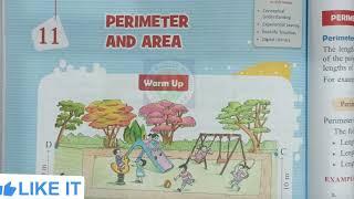 Class 4th Maths Chapter 11 Perimeter and Area Warm UP |living Maths Class 4 |Class 4 Maths|Maths