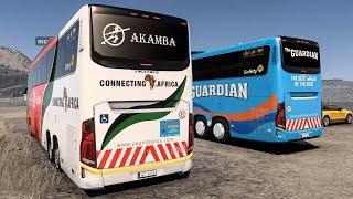 BUS CONVOY: AKAMBA x GUARDIAN ANGEL| Nairobi-Kisumu | ATS| G29