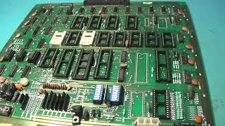 1981 Midway Galaga Arcade Game PCB Repair/Refurb!  8-8-2024