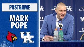 Mark Pope recaps Kentucky's win over Louisville