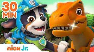 Rex's BEST Dinosaur Rescues  PAW Patrol! | 30 Minute Compilation | Nick Jr.