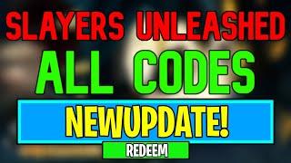 New Slayers Unleashed Codes | Roblox Slayers Unleashed Codes (June 2024)