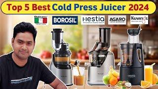 Top 5 Best Cold Press Juicer in India 2024Types Of Juicer MachineBest Slow Juicer Machine