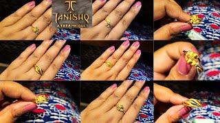 Tanishq Light Weight Gold Ring Collection Part-1️ || Affordable Daily Wear Ring Designs