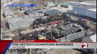 Fire destroys downtown businesses in Mercer County