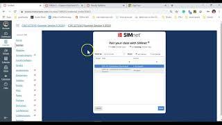 SIMnet - using Canvas to link to simnet course