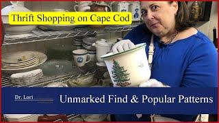 Unmarked Treasure! Spode, Limoges, Popular Patterns, China, Art Pottery - Thrift with Me Dr. Lori