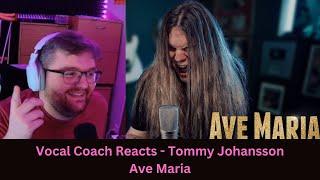 Vocal Coach Reacts To Tommy Johansson - Ave Maria