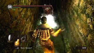 Dark Souls PTDE гасим крысу в Акведуке кнутом.