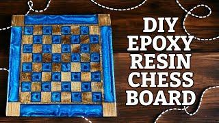 Maple Epoxy Resin Chess Board | Woodworking Epoxy Resin How To