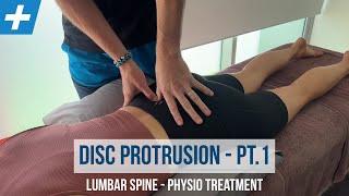 Lumbar Spine Disc Protrusion and Sciatica - Part 1 - Physio Treatment | Tim Keeley | Physio REHAB