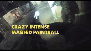 CRAZY INTENSE MAGFED PAINTBALL IN LOW LIGHT