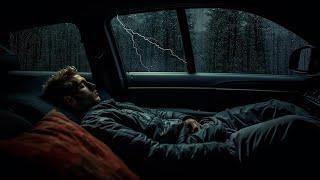 Fall asleep in 5 minutes with this wonderful sound of rain in the foggy forest at night