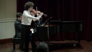 Poulenc Violin Sonata performed by Léo Marillier