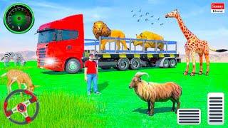 Wild Animals Transport Truck Driving 3D - Real Zoo Transporter Truck Simulator - Android Gameplay