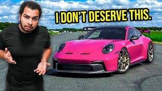 Idiot YouTuber Goes To The Top Gear Test Track And Nearly Has A Panic Attack