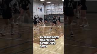 Middle Blocker Amiyah Spencer #4