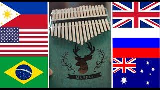 20 National Anthems on the Kalimba