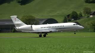 Dassault Falcon 6X - HB-JTO - Airport Buochs 2024