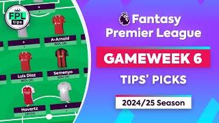 FPL GW6: TIPS' PICKS | Luis Diaz, Semenyo & Havertz | Gameweek 6 | Fantasy Premier League 2024/25