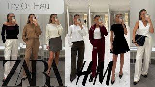 Huge ZARA and H&M ** | TRY On HAUL | **