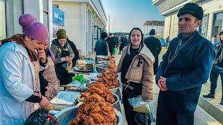 Узбекистан! ГРАНДИОЗНЫЙ базар! Дешевле НЕ НАЙДЁТЕ! Гумма, пирожки! Цены, которых НИГДЕ НЕТ!