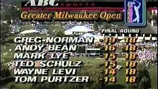 1989 Greater Milwaukee Open golf - Greg Norman wins