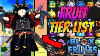 New *UPDATED* Best Tier List For Fruits IN Blox Fruits NEW Update!