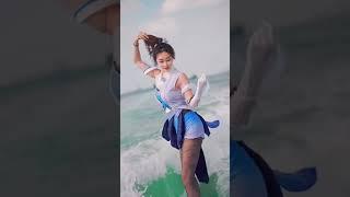 冲浪美女