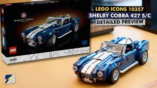 LEGO Icons 10357 Shelby Cobra 427 S/C detailed preview - classic look, but is it a winner?
